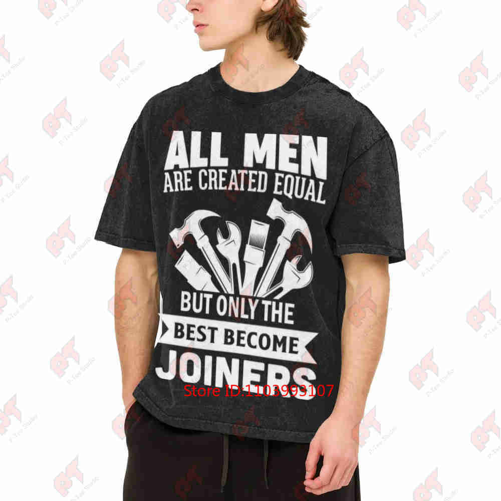 Woodworking Jokes - T-shirt vintage en pur coton, motif